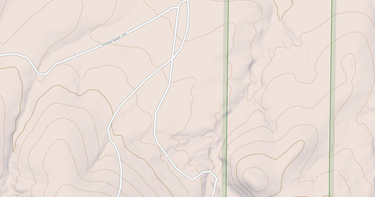 Map preview of USFS Motor Vehicle Use Map Roads {1010C703-4F76-4A35-B2D2-58FE2B57C613}