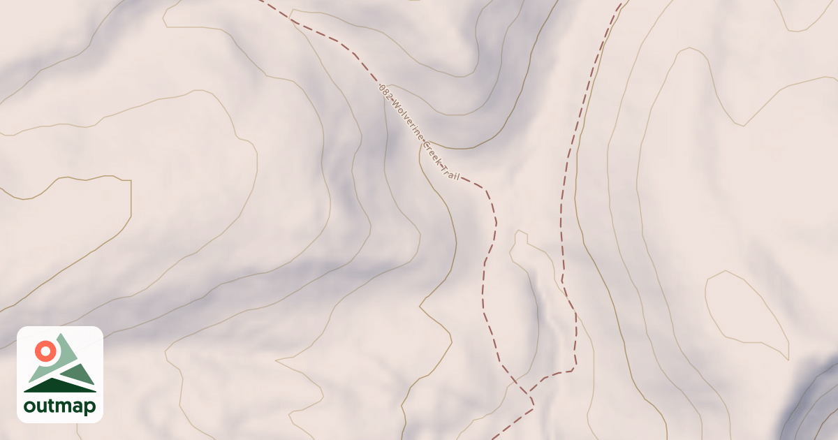 Map of Wolverine/hawley Gulch