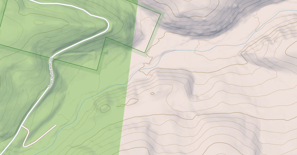 Map preview of HOG PARK SPUR 2W