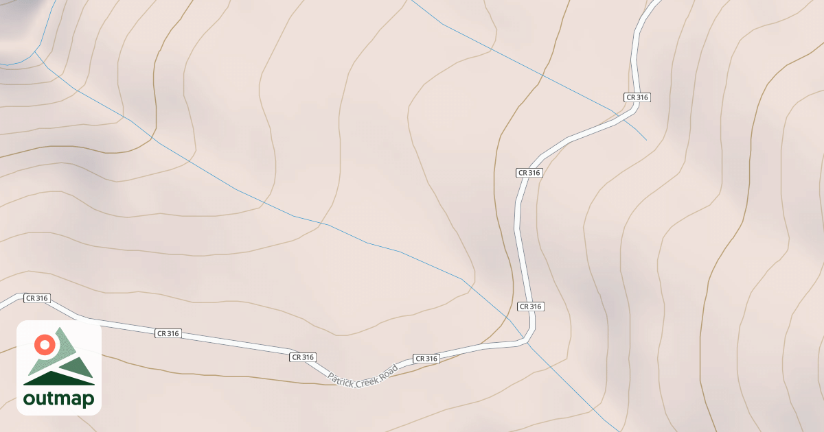 Map of SHELLY RIDGE