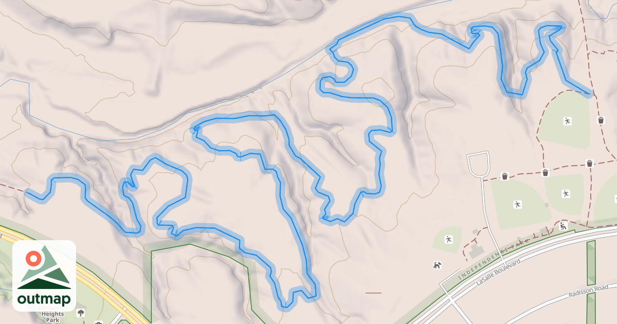 Map of Independence Park - Trail 5