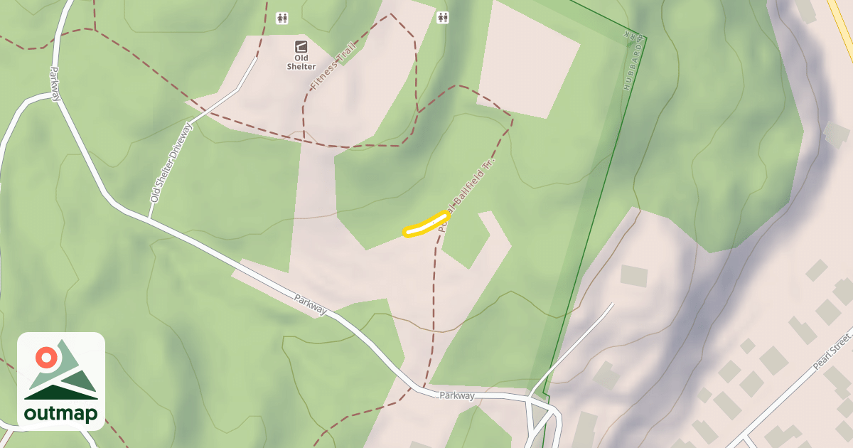 Map of Portal Ballfield Trail