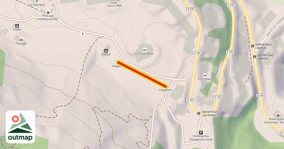 Map of Clappiers