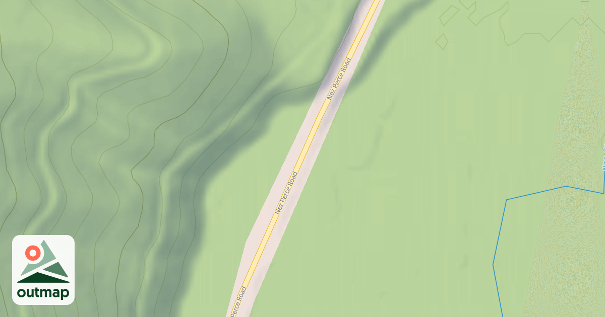 Map of (FDR) NEZ PERCE TRAIL