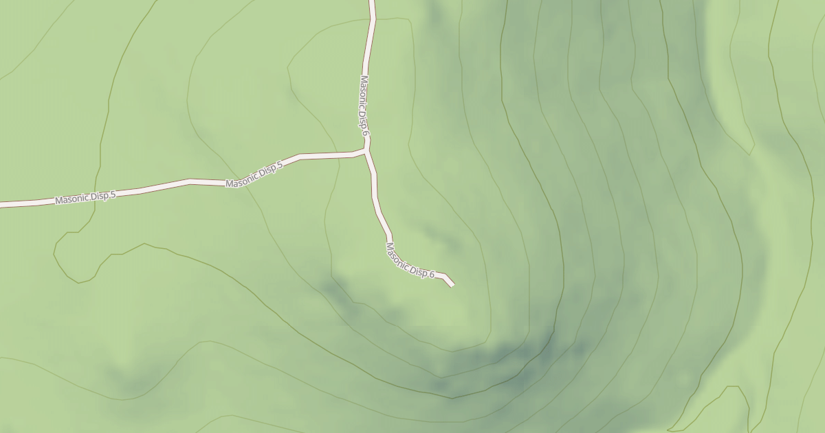 Map preview of MASONIC DISP 6