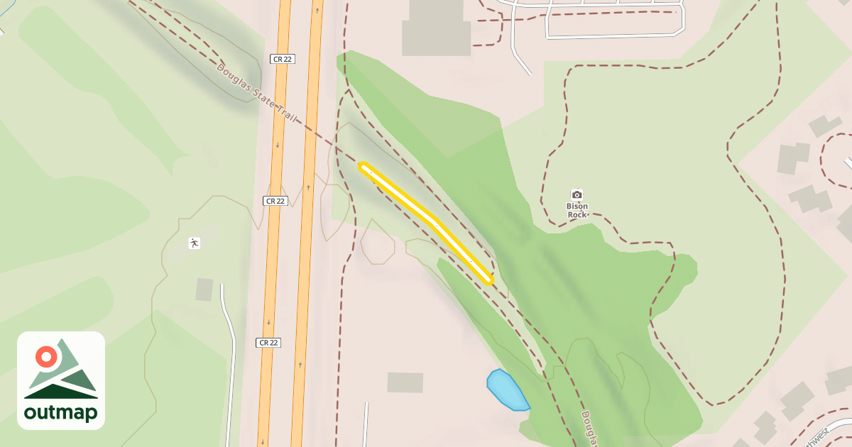 Map of Douglas State Trail