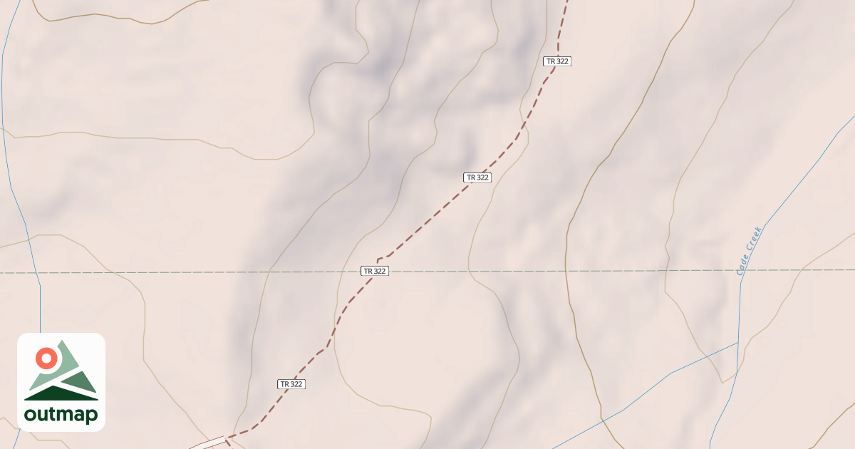 Map of Cade Mountain Atv