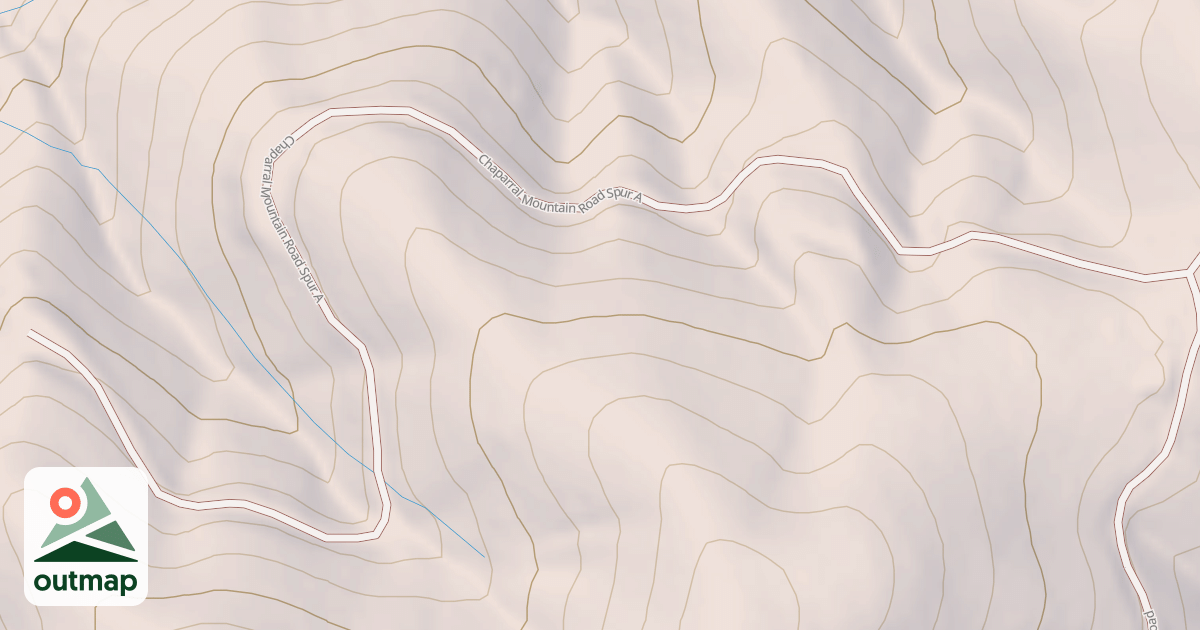 Map of CHAPARRAL MTN