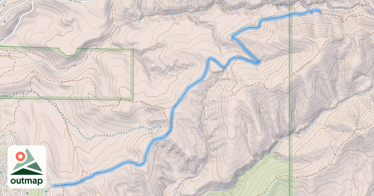 Map of #28 Crestline