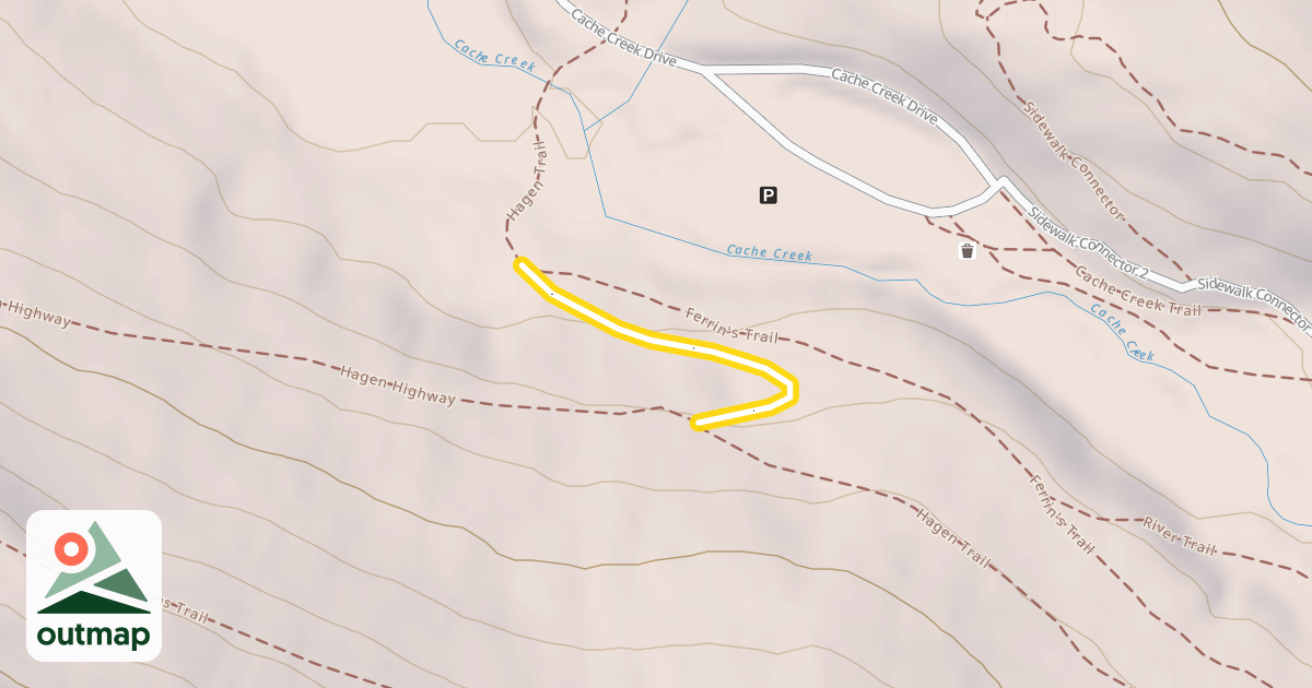 Map of Hagen Trail