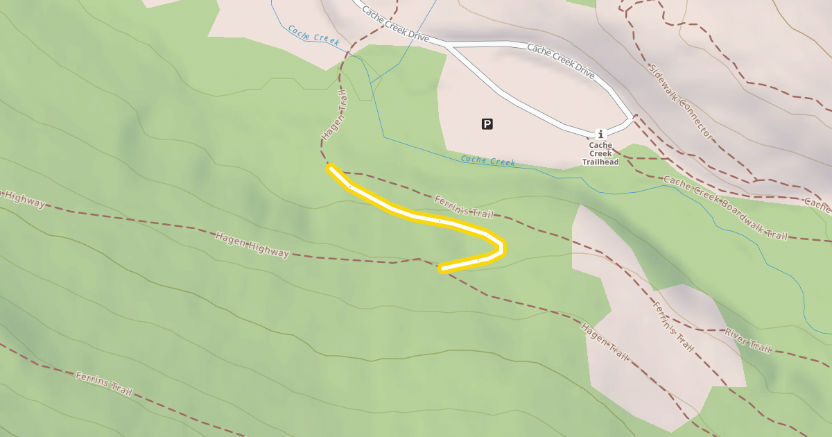Map preview of Hagen Trail