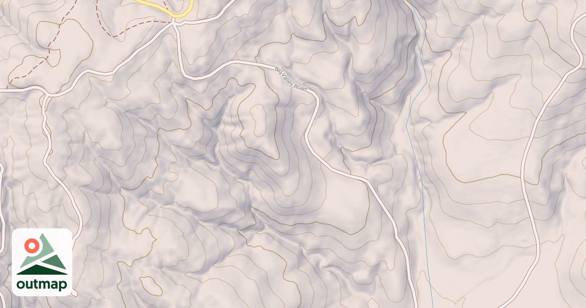 Map of BIG VALLEY