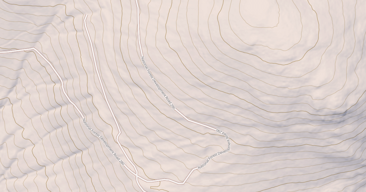 Map preview of USFS Motor Vehicle Use Map Roads {1F5ADEA8-B70C-4DDD-B944-21F0A76A213E}