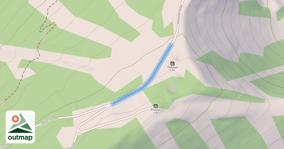 Map of Meadow Road