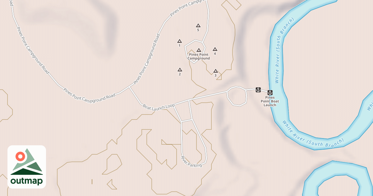 Map of P PT BOAT LAUCH LOOP