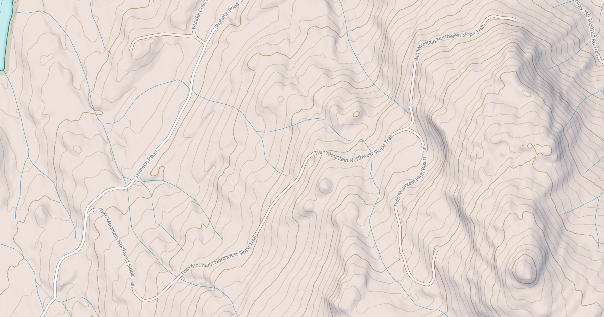 Map preview of TWIN MOUNTAIN NORTHWEST SLOPE