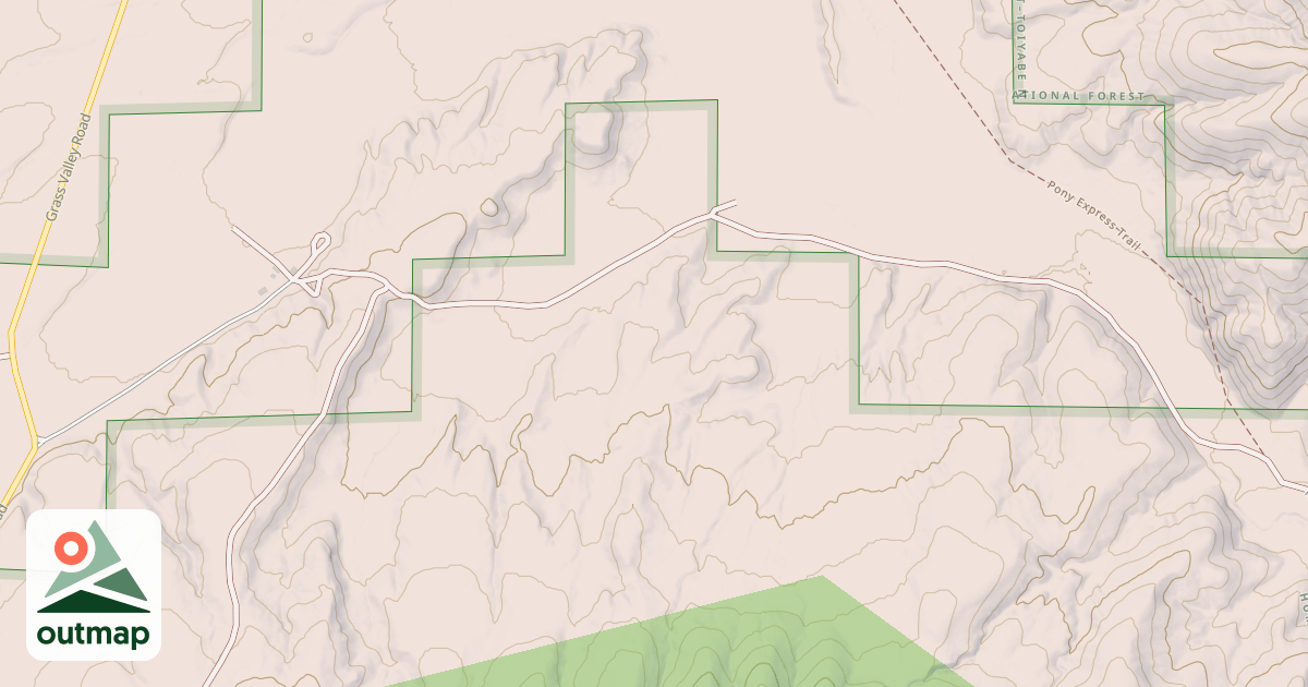 Map of SIMPSON PARK CANYON