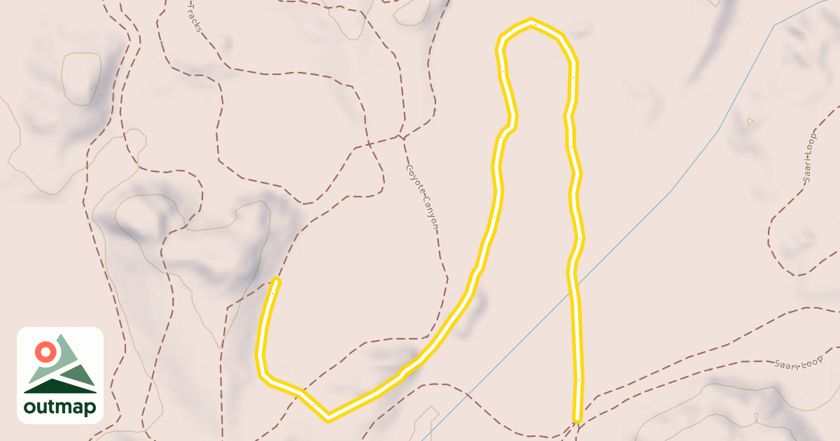 Map of Wolf Tracks