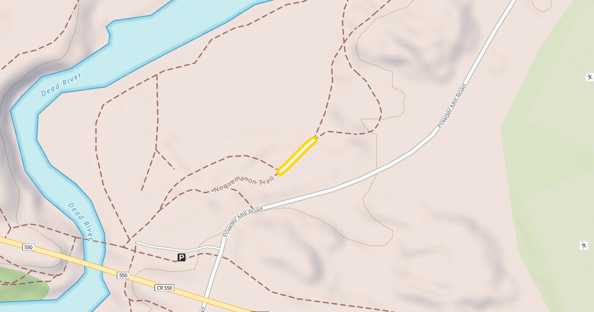 Map preview of Noquemanon Trail