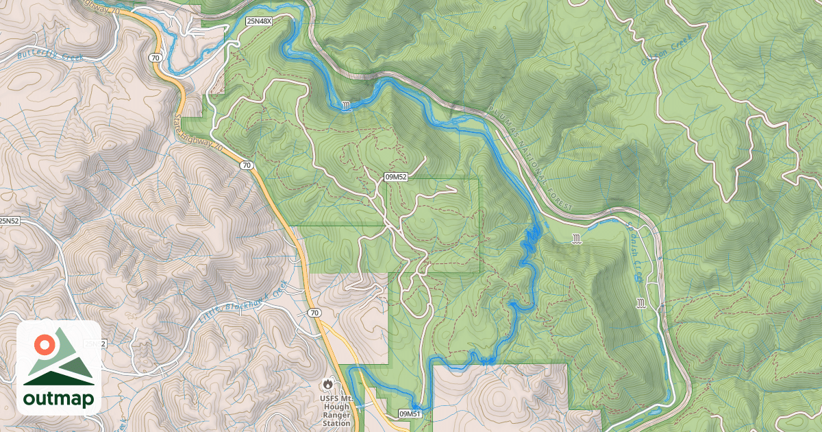Map of Cascade Trail