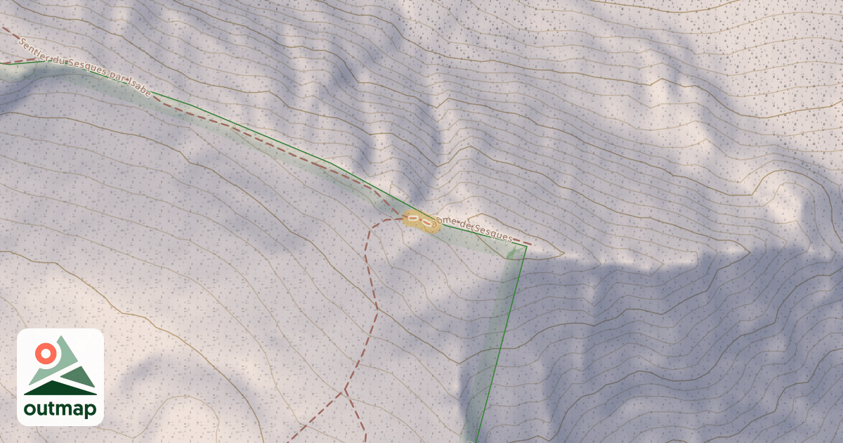 Map of Dôme de Sesques