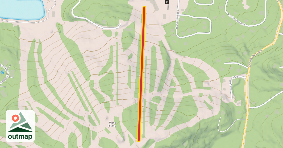 Map of Quad Blanc