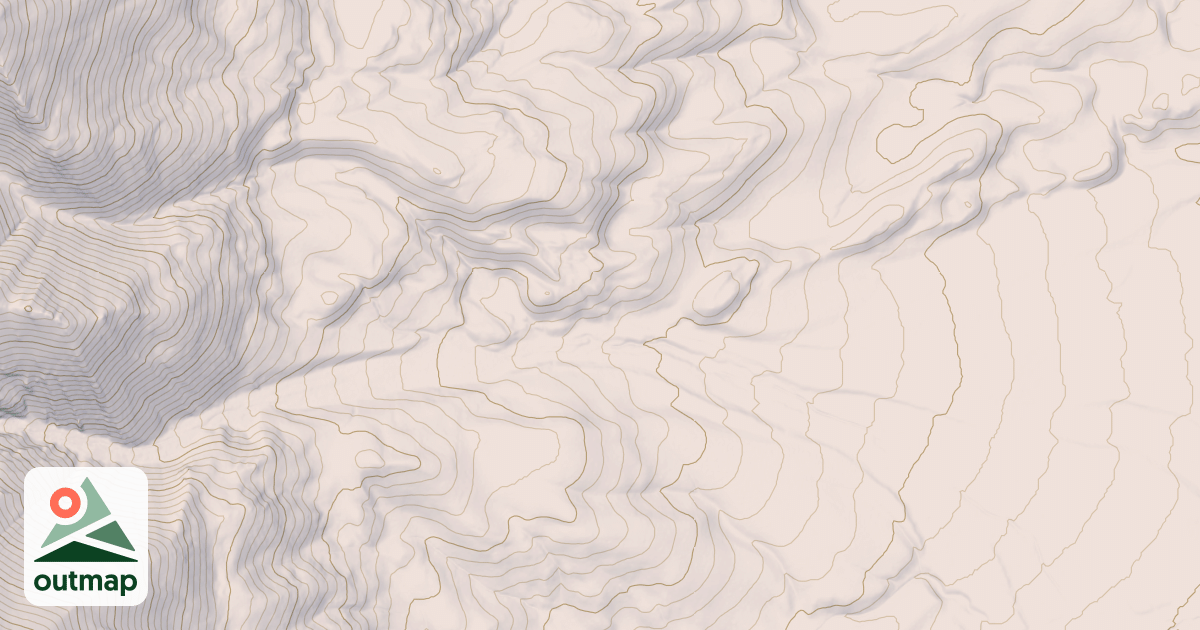 Map of ARCO PASS, WEST FORK