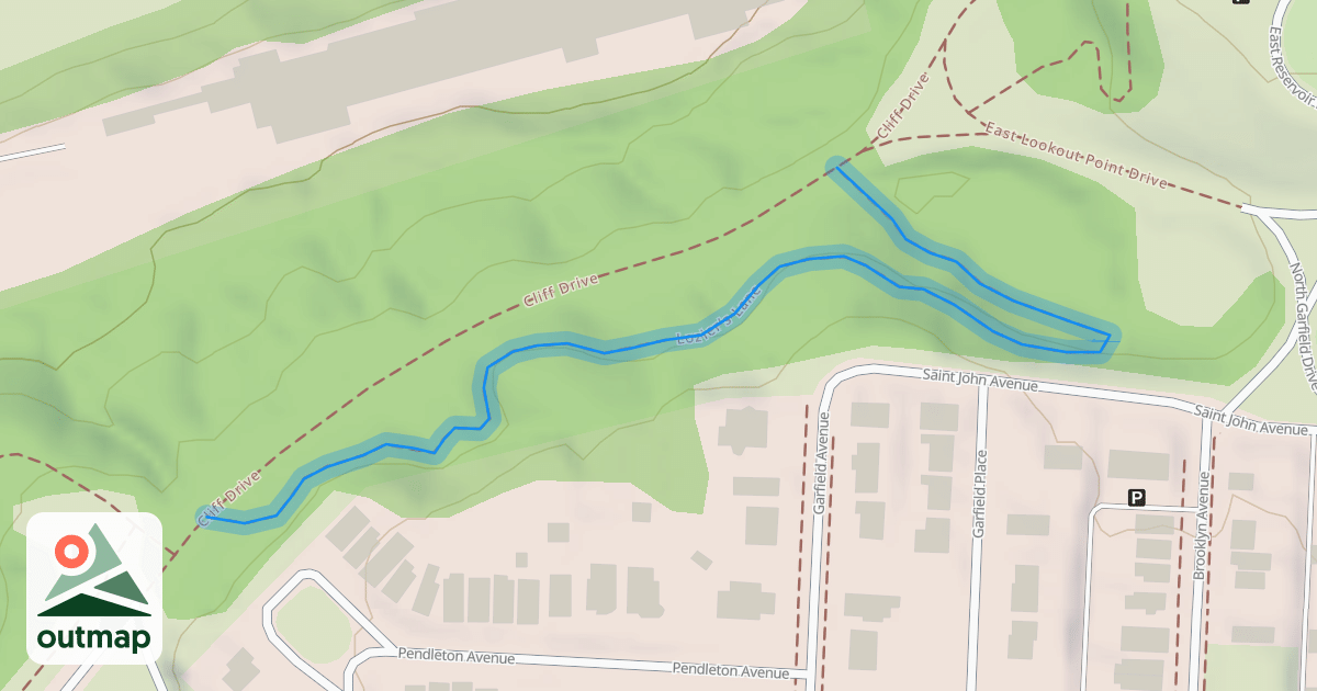 Map of Lozier's Lane