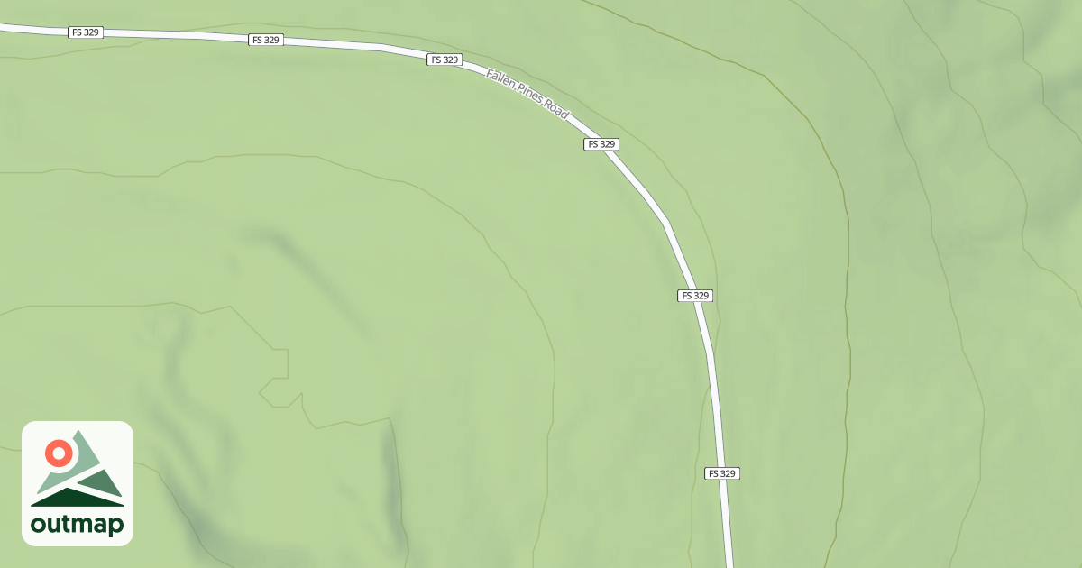 Map of FALLEN PINES GRAVEL PIT