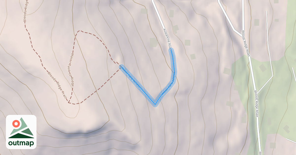 Map of Water Tank Access