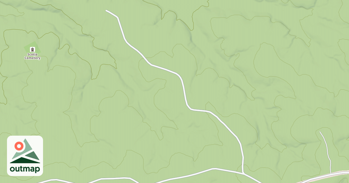 Map of BROOK CEMETARY SPUR A