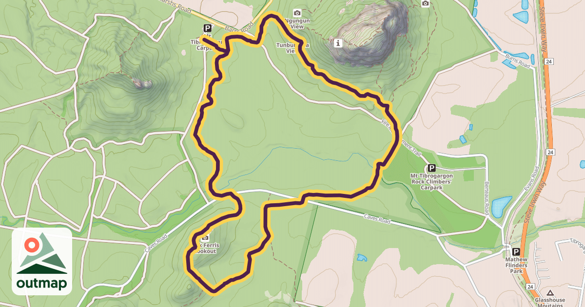 Map of Trachyte Circuit