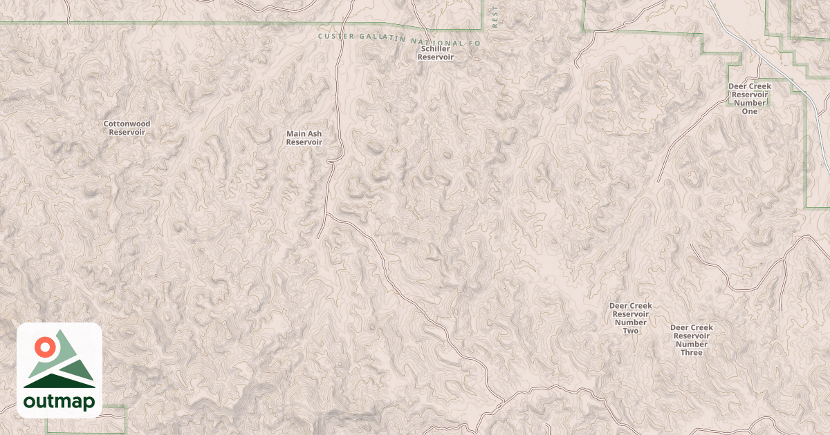 Map of ASH CREEK