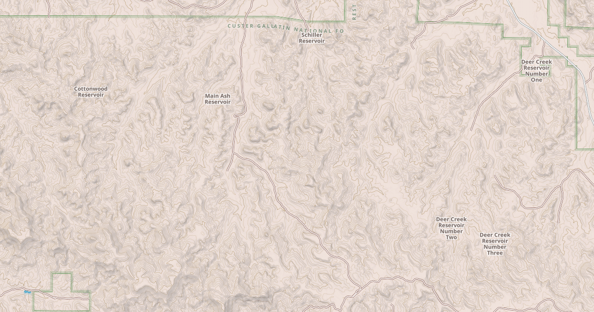 Map preview of ASH CREEK