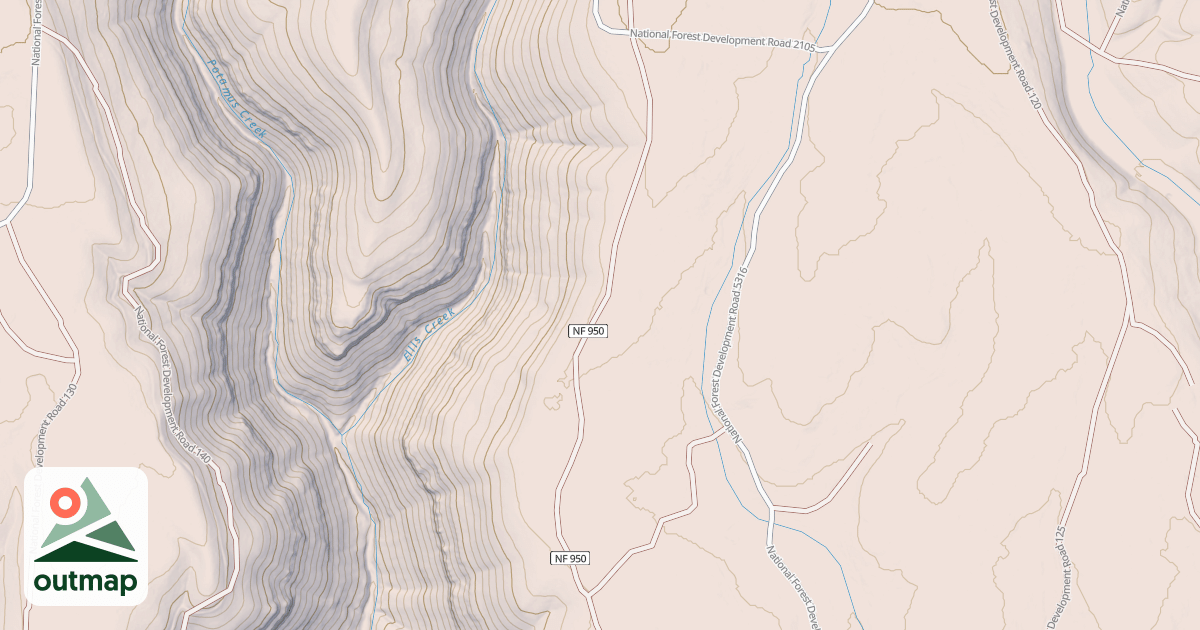 Map of USFS Motor Vehicle Use Map Roads {811F62EB-8A46-4BA0-B644-4F54CBE0E2C0}