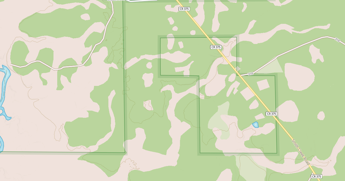 Map preview of USFS National Forest System Roads {80A7D179-37EF-4193-AE1F-EB8E8875DE52}