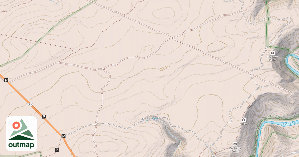 Map of Nine Mile Loop