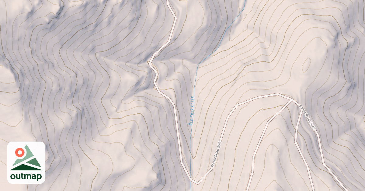 Map of ADJ FISH STREAM MRS