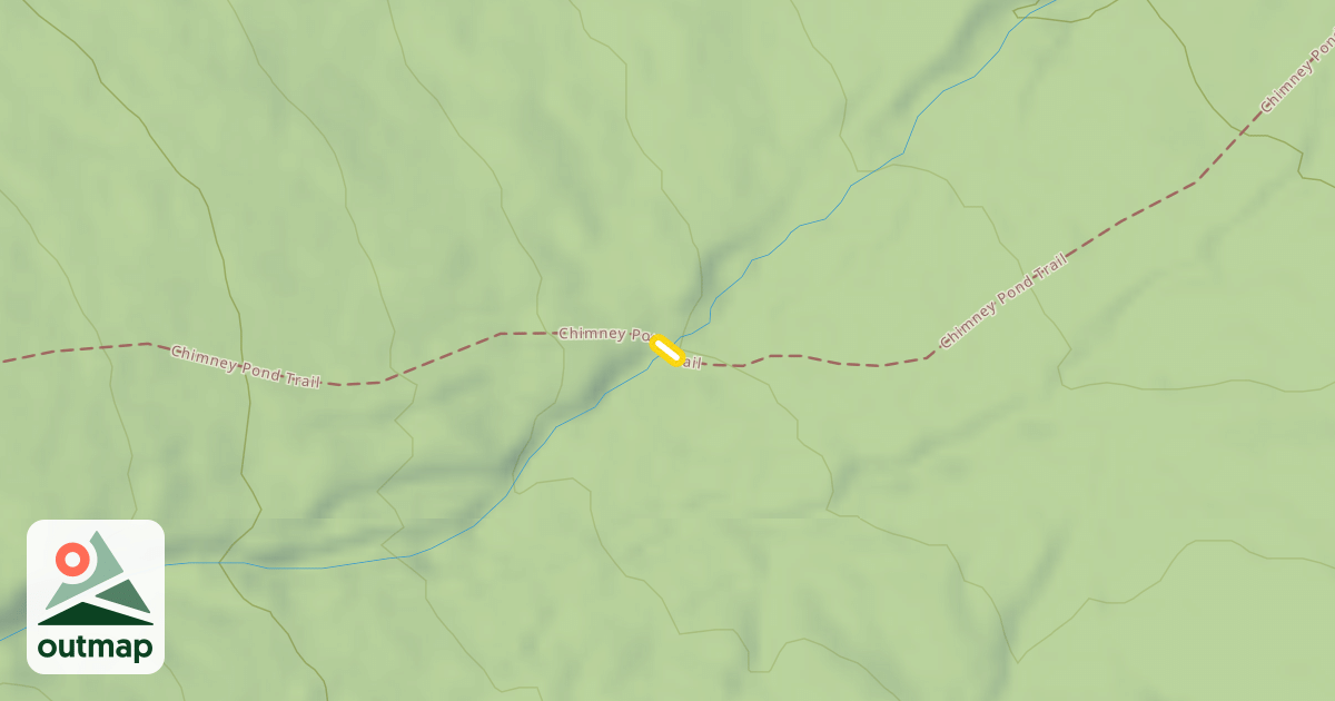 Map of Chimney Pond Trail