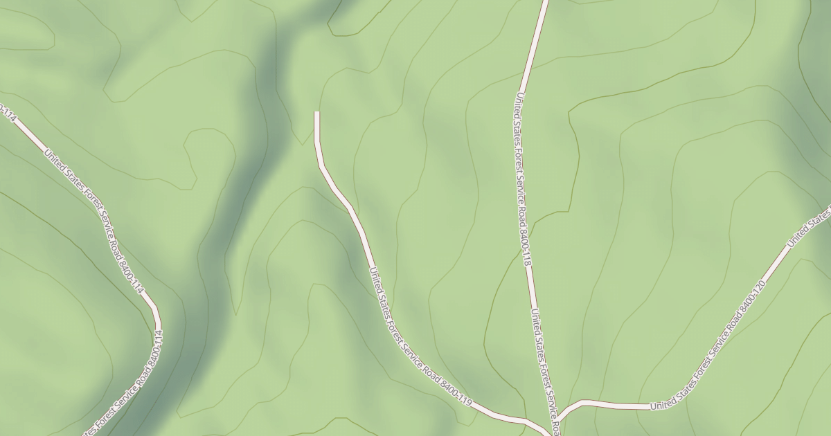 Map preview of USFS National Forest System Roads {2DEFB2DE-EEDE-4A2C-9DF5-4A2DDECC4818}