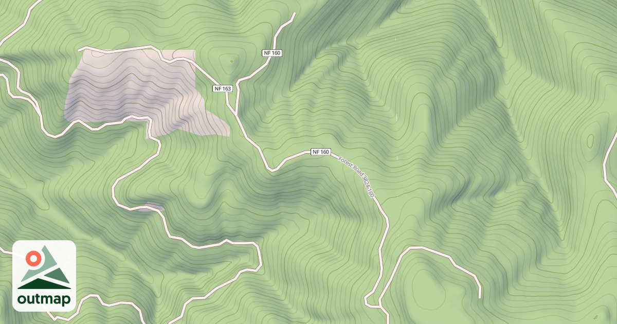 Map of FOUR SPRINGS T.S.