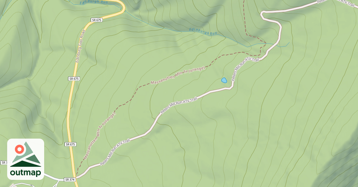 Map of Massanutten
