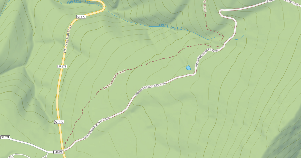 Map preview of Massanutten
