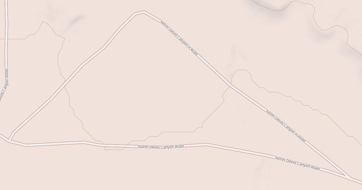 Map preview of NORTH DEVILS CANYON H