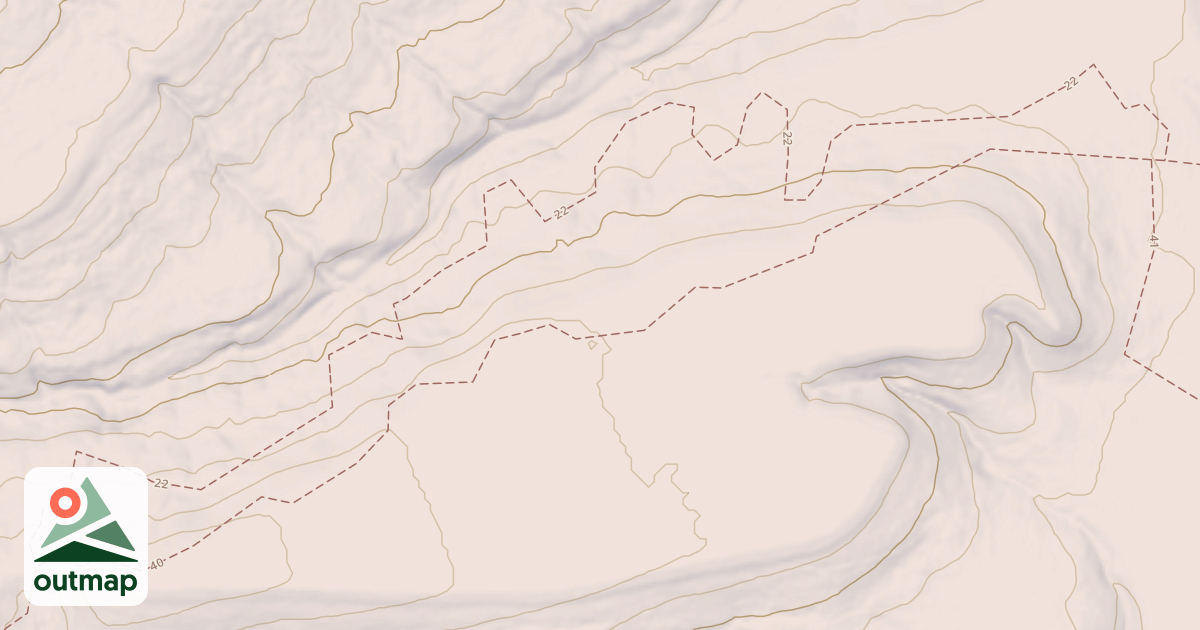Map of BROCK CREEK #22