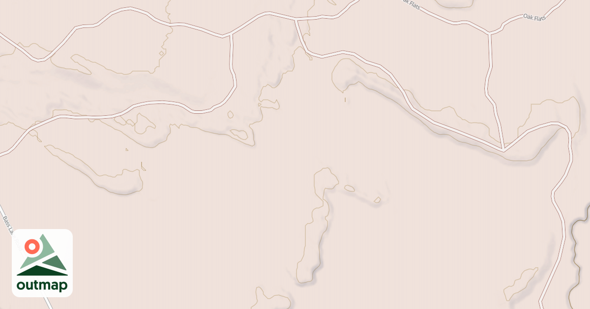 Map of OAK FLATS SOUTH