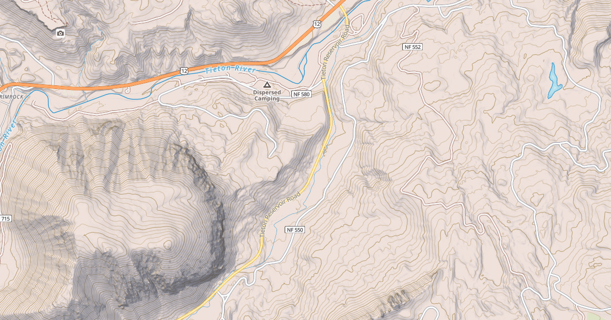 Map preview of OLD TIETON ROAD
