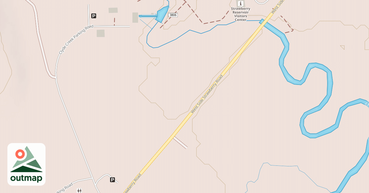 Map of Coop Creek Snomo Groomed