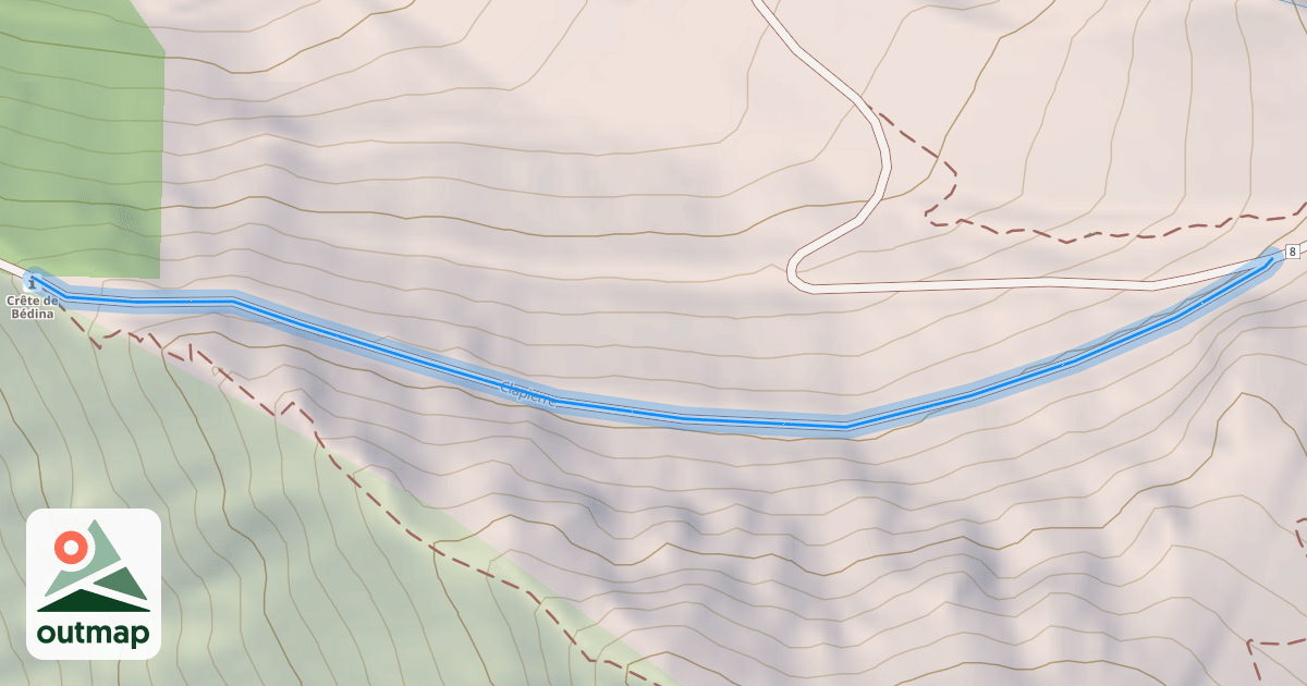 Map of Clapierre