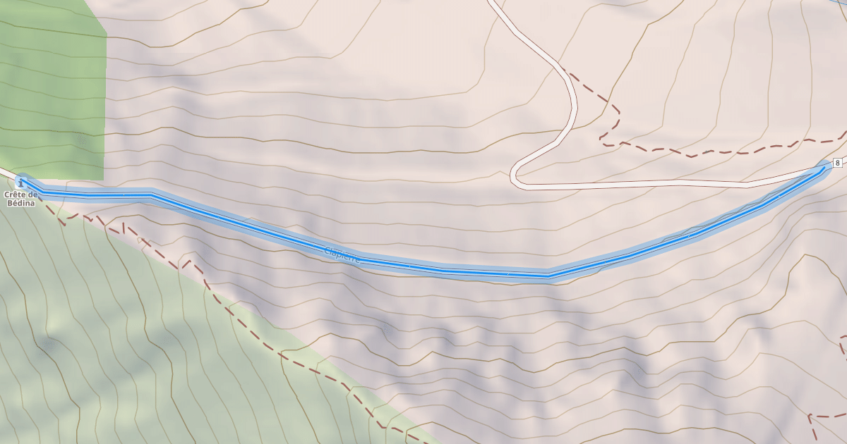 Map preview of Clapierre